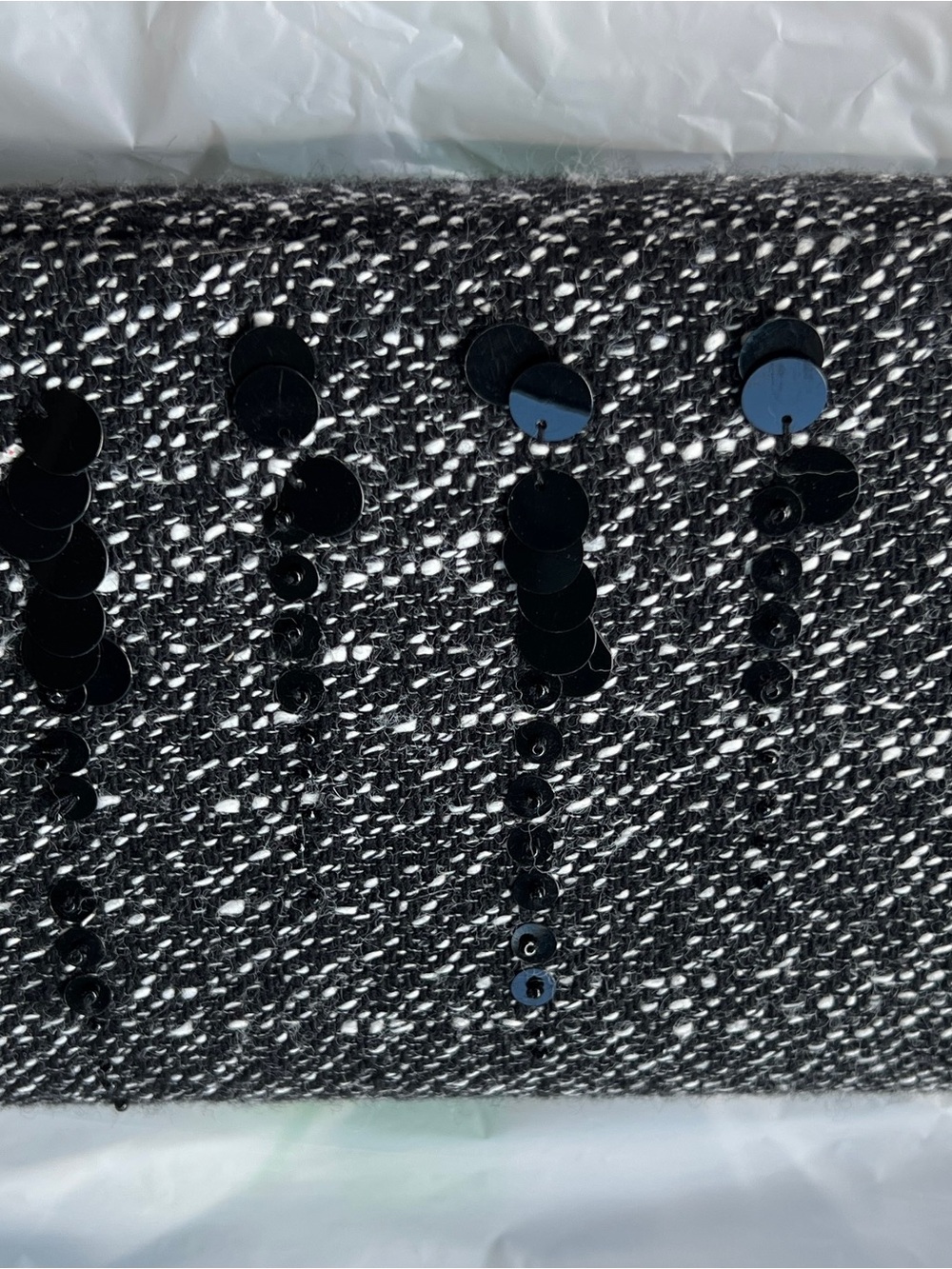 Lafayette 148 New York Tweed Sequin Clutch | Great Condition